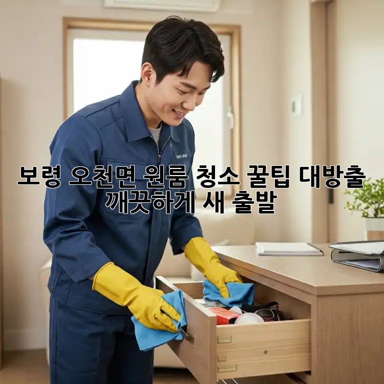 보령 오천면 원룸 청소🧹✨ 꿀팁 대방출! 깨끗하게 새 출발!