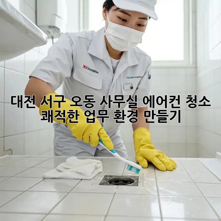 대전 서구 오동 사무실 에어컨 청소, 쾌적한 업무 환경 만들기!