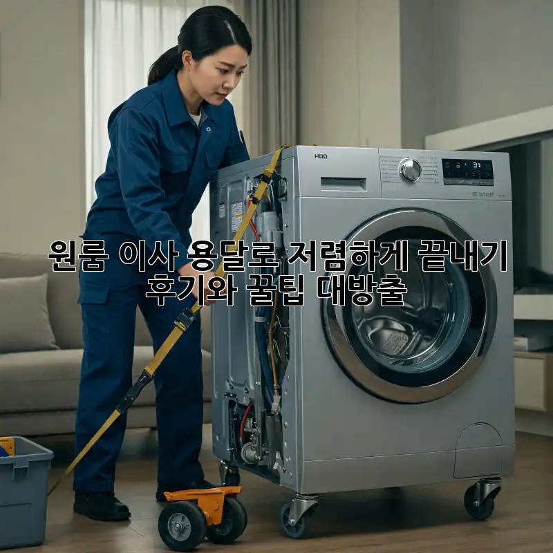 원룸 이사, 용달로 저렴하게 끝내기! 후기와 꿀팁 대방출