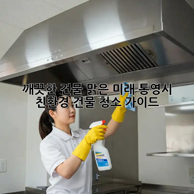 깨끗한 건물, 맑은 미래: 통영시 친환경 건물 청소 가이드