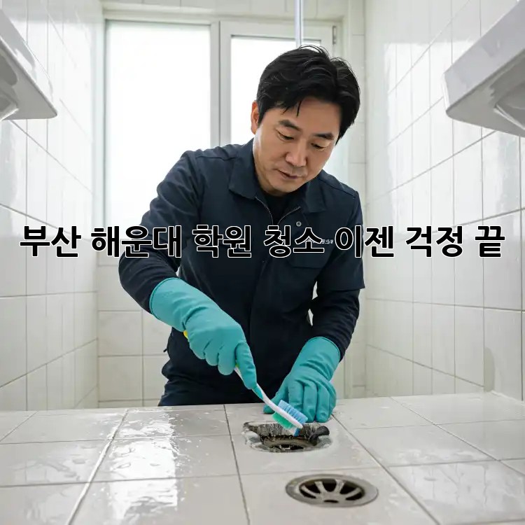 부산 해운대 학원 청소, 이젠 걱정 끝! ✨