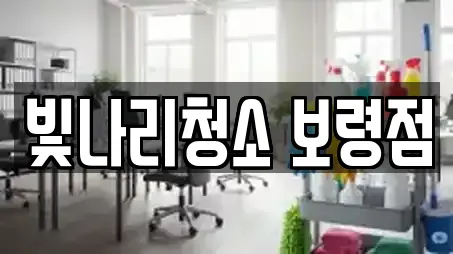 빛나리청소 보령점