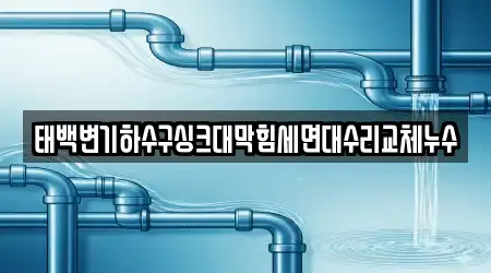 1곳 강원 태백 백산동 누수 수리, 모아보기