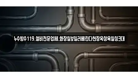 누수방수119.설비전문업체.화장실보일러베란다천장옥상욕실싱크대