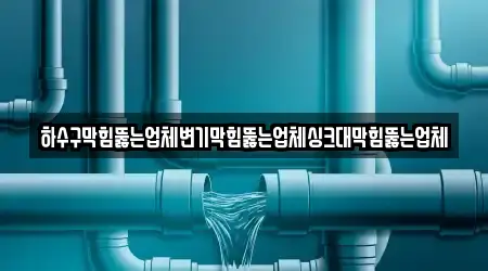 하수구막힘뚫는업체변기막힘뚫는업체싱크대막힘뚫는업체