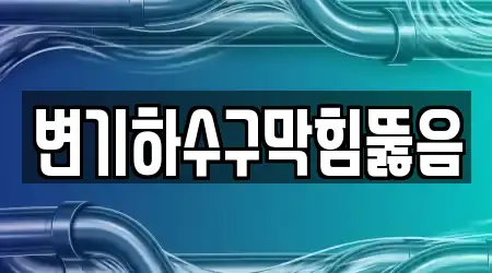 변기하수구막힘뚫음