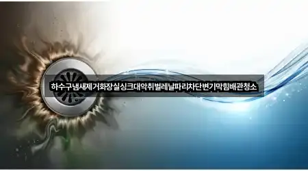 하수구냄새제거화장실싱크대악취벌레날파리차단변기막힘배관청소