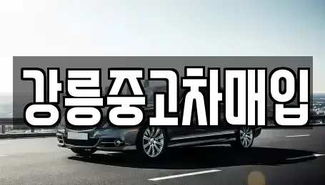 강원 강릉시 성내동 중고차 전문 강릉중고차매입