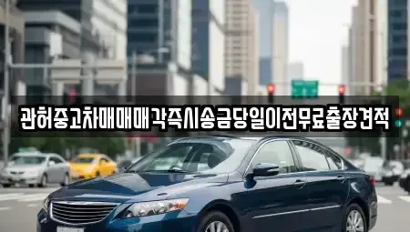 강원 강릉시 성내동 중고차 전문 관허중고차매매매각즉시송금당일이전무료출장견적
