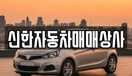 강원 동해시 대구동 중고차 전문 신한자동차매매상사