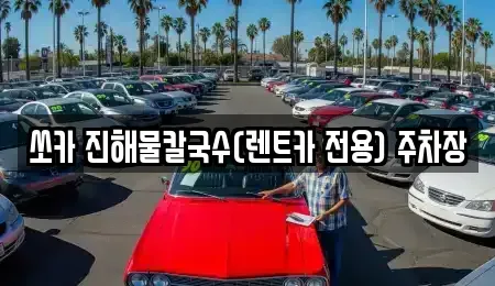 강원 삼척시 성내동 렌트카 전문 쏘카 진해물칼국수(렌트카 전용) 주차장