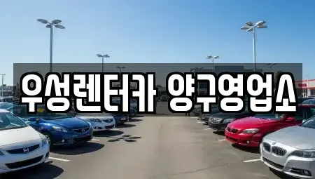 강원 양구군 렌트카 전문 우성렌터카 양구영업소