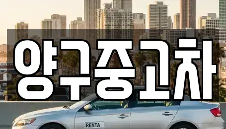 강원 양구군 중고차 전문 양구중고차