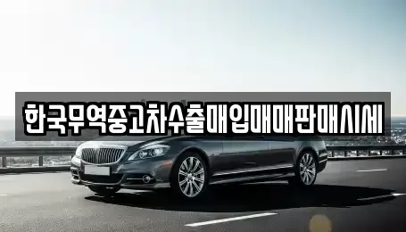 강원 양구군 중고차매입 전문 한국무역중고차수출매입매매판매시세