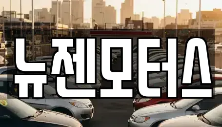 강원 춘천시 동면 중고차 전문 뉴젠모터스
