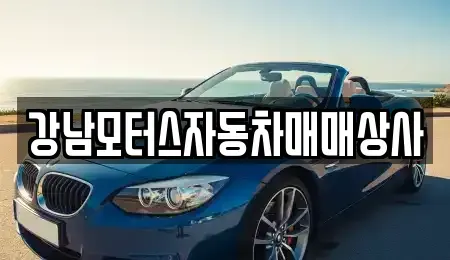 강원 태백시 소도동 중고차 전문 강남모터스자동차매매상사