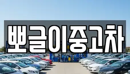 강원 평창군 봉평면 중고차매매 전문 뽀글이중고차
