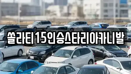 강원 횡성군 서원면 렌트카 전문 쏠라티15인승스타리아카니발