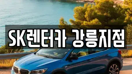 강원특별자치도 강릉시 옥천동 렌트카 전문 SK렌터카 강릉지점