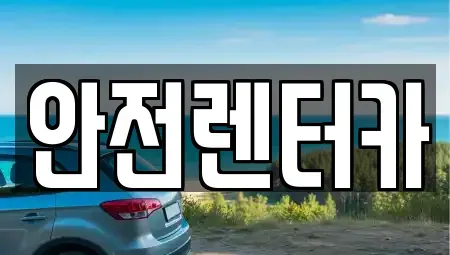 강원특별자치도 강릉시 옥천동 렌트카 전문 안전렌터카