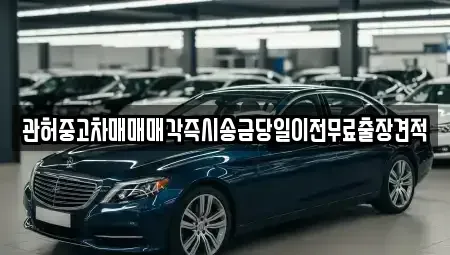 강원특별자치도 춘천시 중도동 중고차 전문 관허중고차매매매각즉시송금당일이전무료출장견적