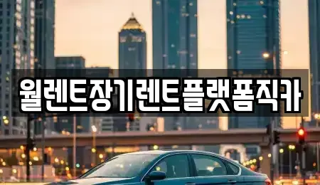 경기 고양시 덕양구 원당동 장기렌트카 전문 월렌트장기렌트플랫폼직카