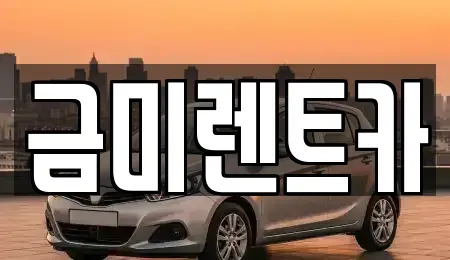 경기 광명시 노온사동 렌트카 전문 금미렌트카