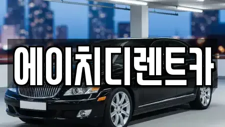경기 광명시 노온사동 렌트카 전문 에이치디렌트카