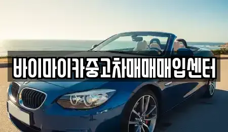 경기 광명시 노온사동 중고차매입 전문 바이마이카중고차매매매입센터