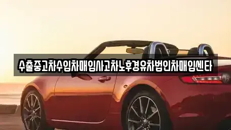 경기 광명시 노온사동 중고차매입 전문 수출중고차수입차매입사고차노후경유차법인차매입센타