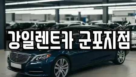 경기 군포시 속달동 렌트카 전문 강일렌트카 군포지점