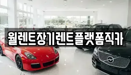 경기 군포시 속달동 장기렌트카 전문 월렌트장기렌트플랫폼직카