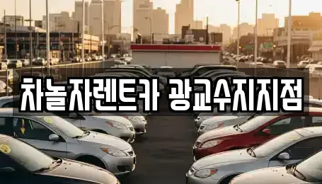 경기 성남시 분당구 구미동 단기렌트카 전문 차놀자렌트카 광교수지지점