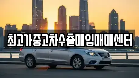 경기 성남시 분당구 구미동 중고차 전문 최고가중고차수출매입매매센터