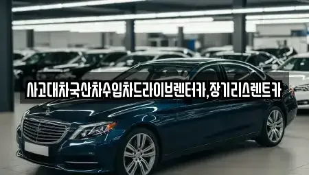경기 시흥시 능곡동 렌트카 전문 사고대차국산차수입차드라이브렌터카,장기리스렌트카