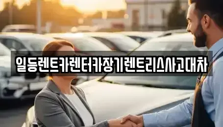 경기 시흥시 능곡동 렌트카 전문 일등렌트카렌터카장기렌트리스사고대차
