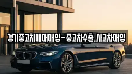 경기 시흥시 배곧동 중고차매입 전문 경기중고차매매매입-중고차수출.사고차매입