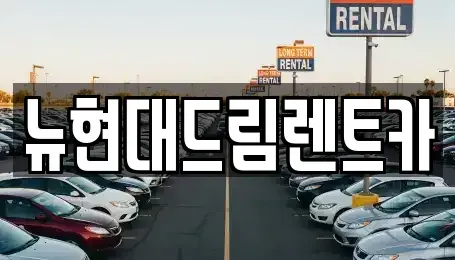 경기 안산시 단원구 원곡동 렌트카 전문 뉴현대드림렌트카