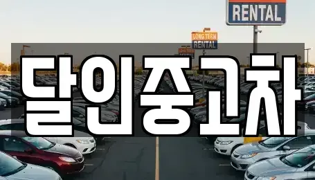 경기 안산시 단원구 원곡동 중고차 전문 달인중고차