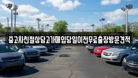 경기 안산시 단원구 원곡동 중고차매입 전문 중고차친절상담고가매입당일이전무료출장방문견적