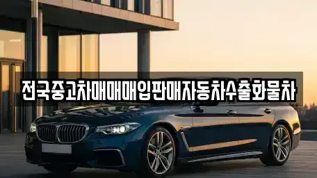 경기 안성시 구포동 중고차 전문 전국중고차매매매입판매자동차수출화물차