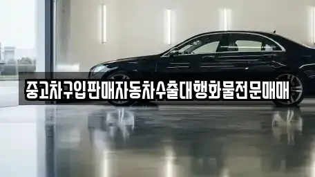 경기 안성시 구포동 중고차 전문 중고차구입판매자동차수출대행화물전문매매