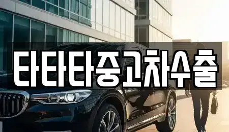 경기 양주시 고암동 중고차 전문 타타타중고차수출