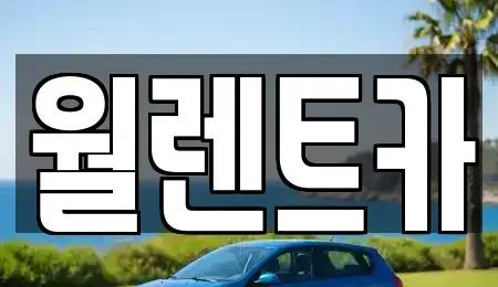 경기 여주시 상동 렌트카 전문 월렌트카