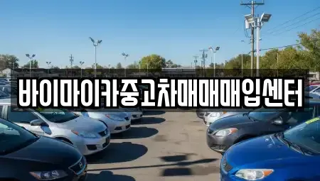 경기 파주시 연다산동 중고차매입 전문 바이마이카중고차매매매입센터