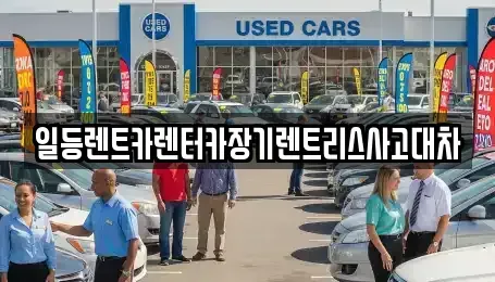 경기 화성시 새솔동 장기렌트카 전문 일등렌트카렌터카장기렌트리스사고대차