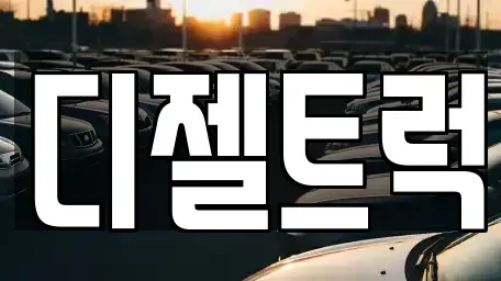 경기 화성시 새솔동 중고차 전문 디젤트럭