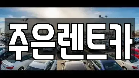 경기 화성시 정남면 장기렌트카 전문 주은렌트카