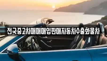 경기 화성시 정남면 중고차매입 전문 전국중고차매매매입판매자동차수출화물차