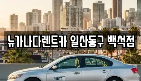 경기도 고양시 일산동구 단기렌트카 전문 뉴가나다렌트카 일산동구 백석점